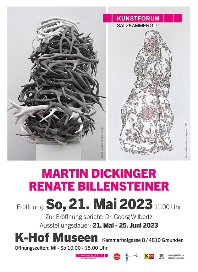Ausstellung Martin Dickinger und Renate Billensteiner