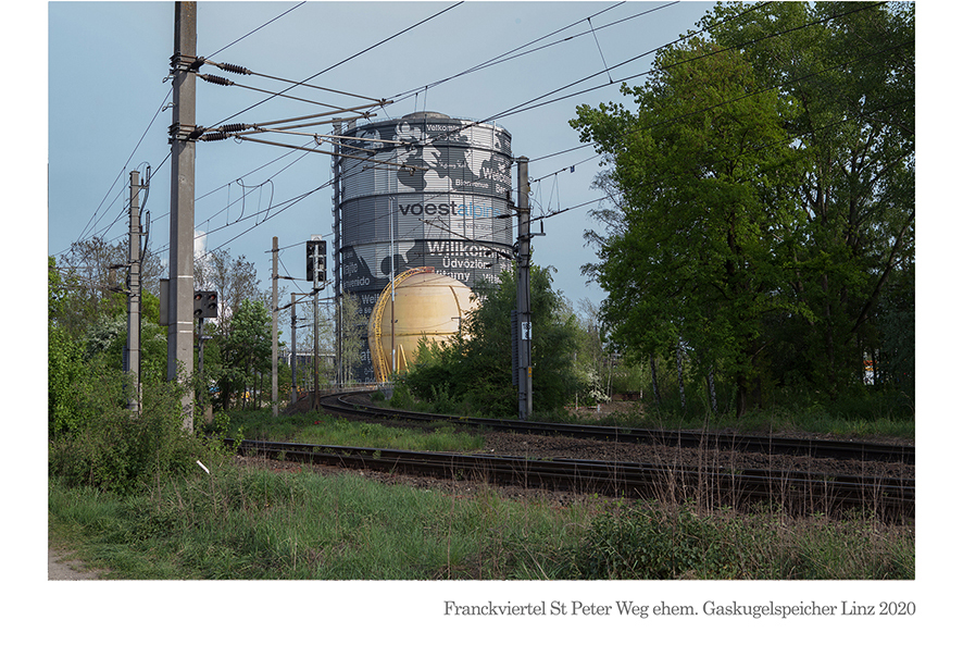 Franckviertel ehem. Kugelgasspeicher Sankt Peter Weg 34 Linz 2020 © Billensteiner Renate