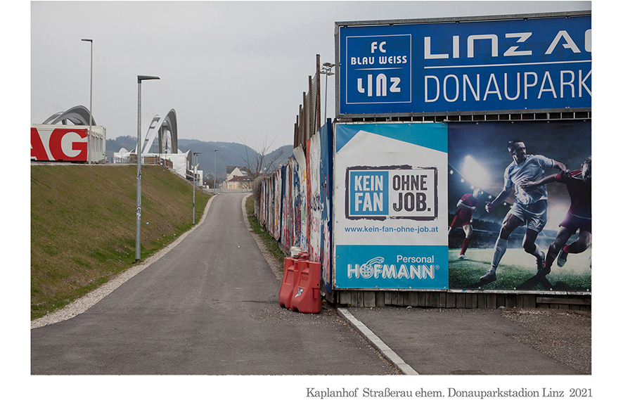 Kaplanhof Straßerau ehem. Donauparkstadion Linz 2021 © Billensteiner Renate