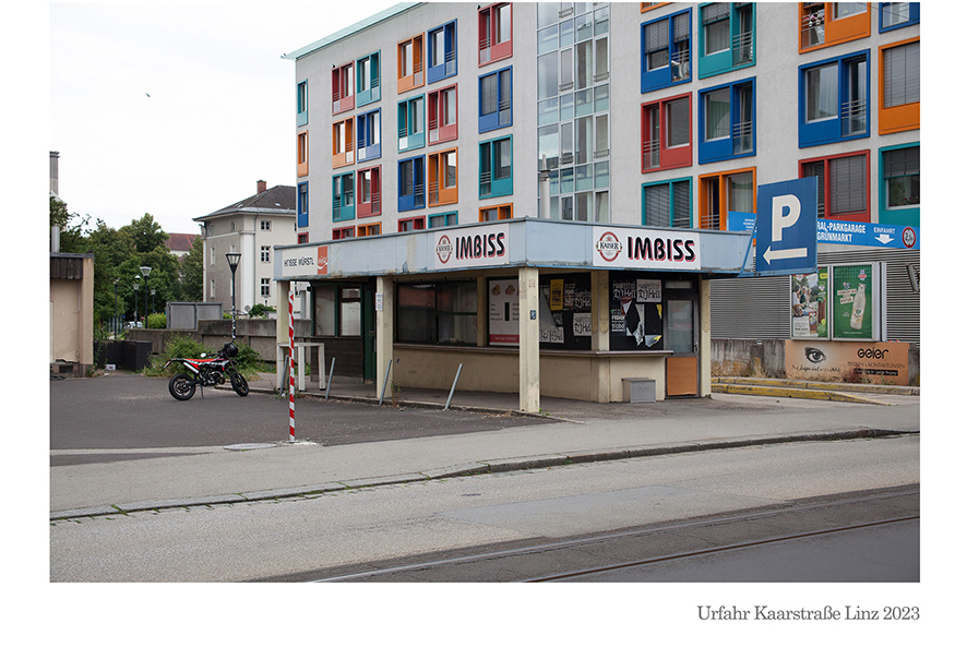 Urfahr Kaarstraße Garage ehem. Weinturm Linz 2023 © Billensteiner Renate