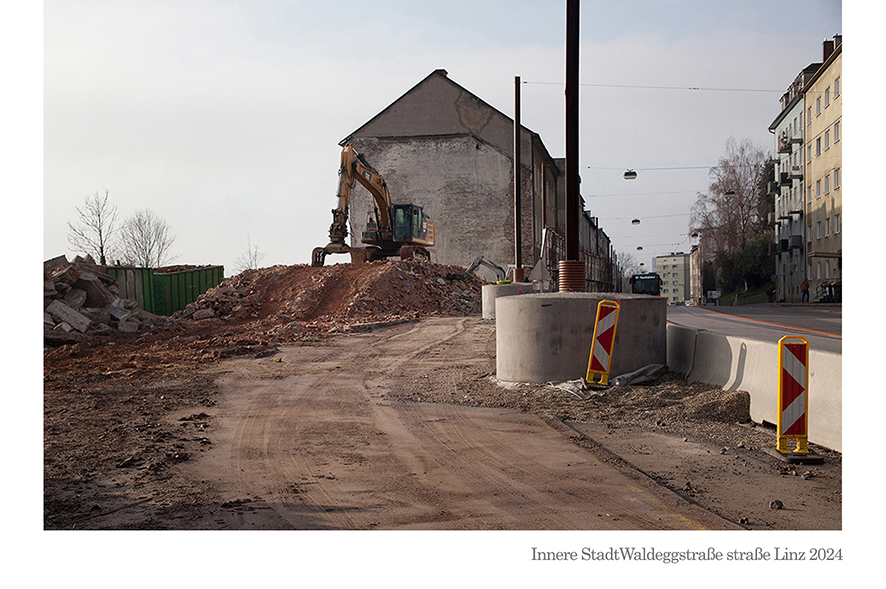 innere Stadt Abbruch Waldeggstraße Linz 2024 © Billensteiner Renate